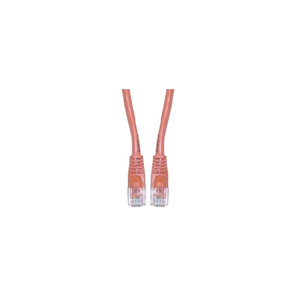 Cable Wholesale Cat5e Orange Copper Ethernet Crossover Cable, Snagless/Molded Boot, 7 foot 10X6-33307 - main